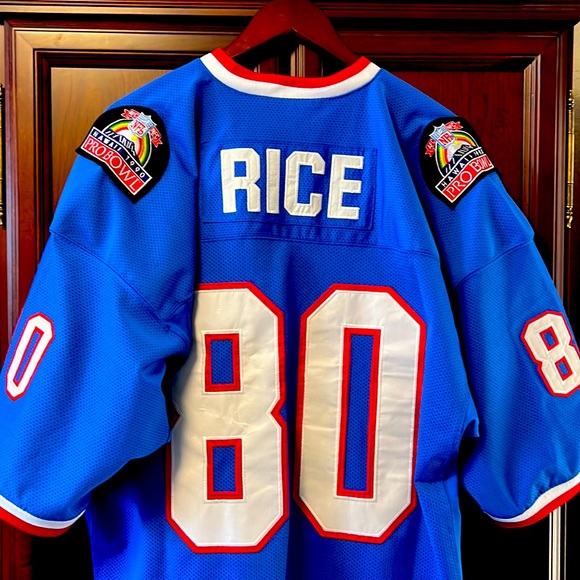 NFL SF 49ers Vintage Jerry “Goat” Rice #80 1990 AFC-NFC Hawaii Pro Bowl Jersey!